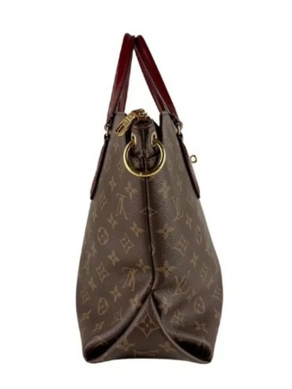 Auth LOUIS VUITTON Flower Zipped Tote MM Handbag Shoulder Bag M44348 - z9877 - Picture 2 of 15
